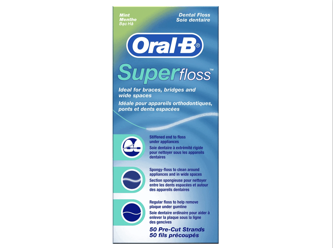 Oral-B Superfloss Dental floss (pack of 50) (£ 5.00)