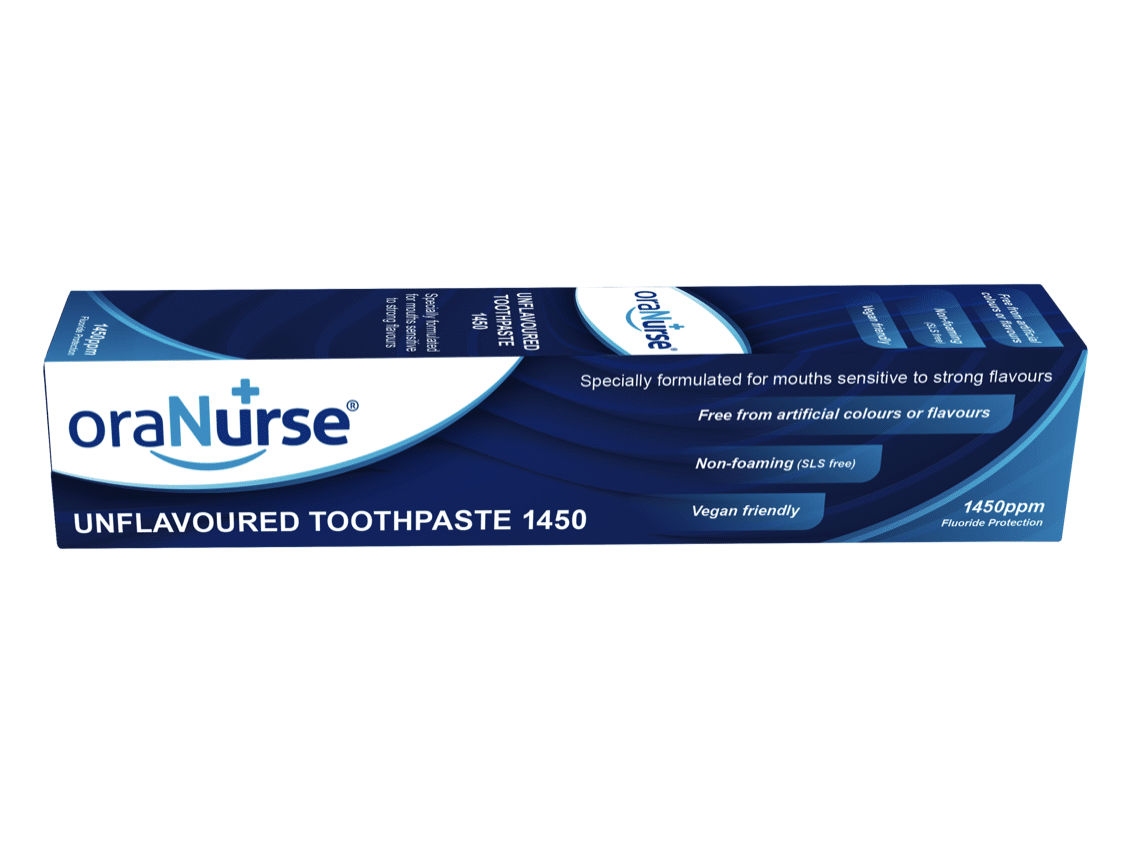 Oranurse fluoridated 1450 ppm unflavoured non-foaming toothpaste 50 ml (pack of 1) (£ 7.00)