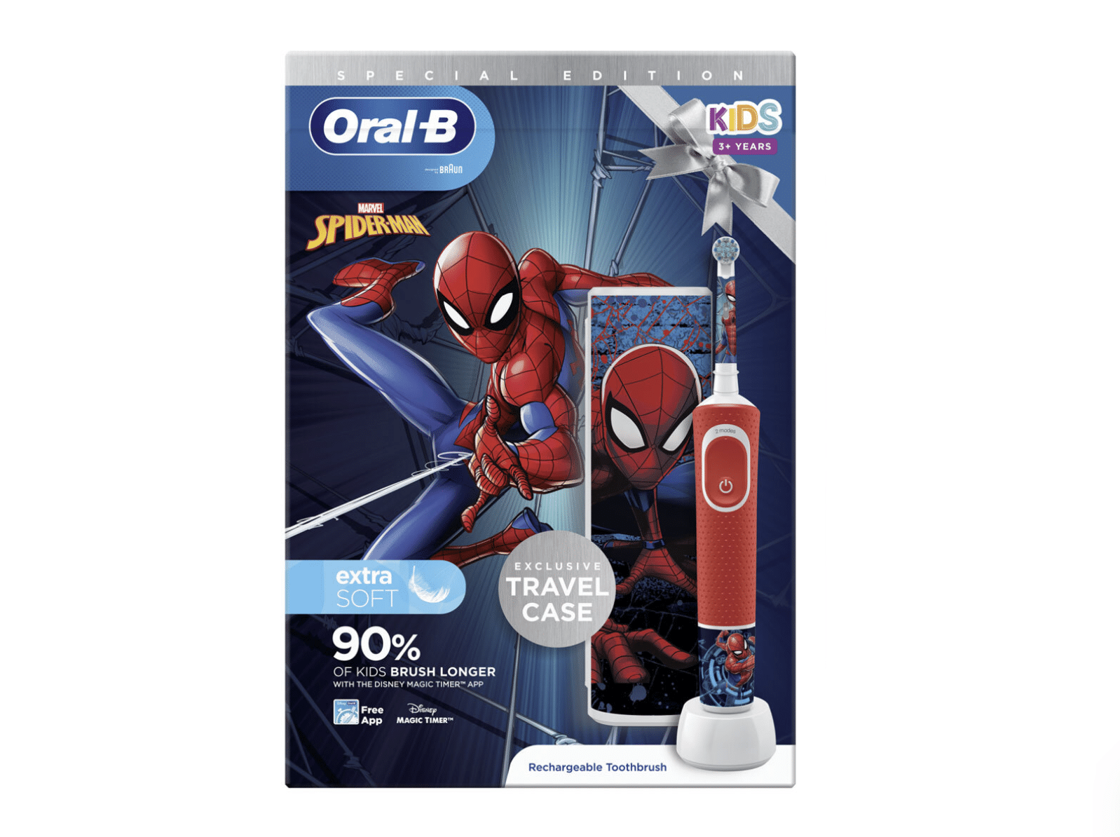 Oral B Kids Spiderman electrical tooth brush (£40.00)