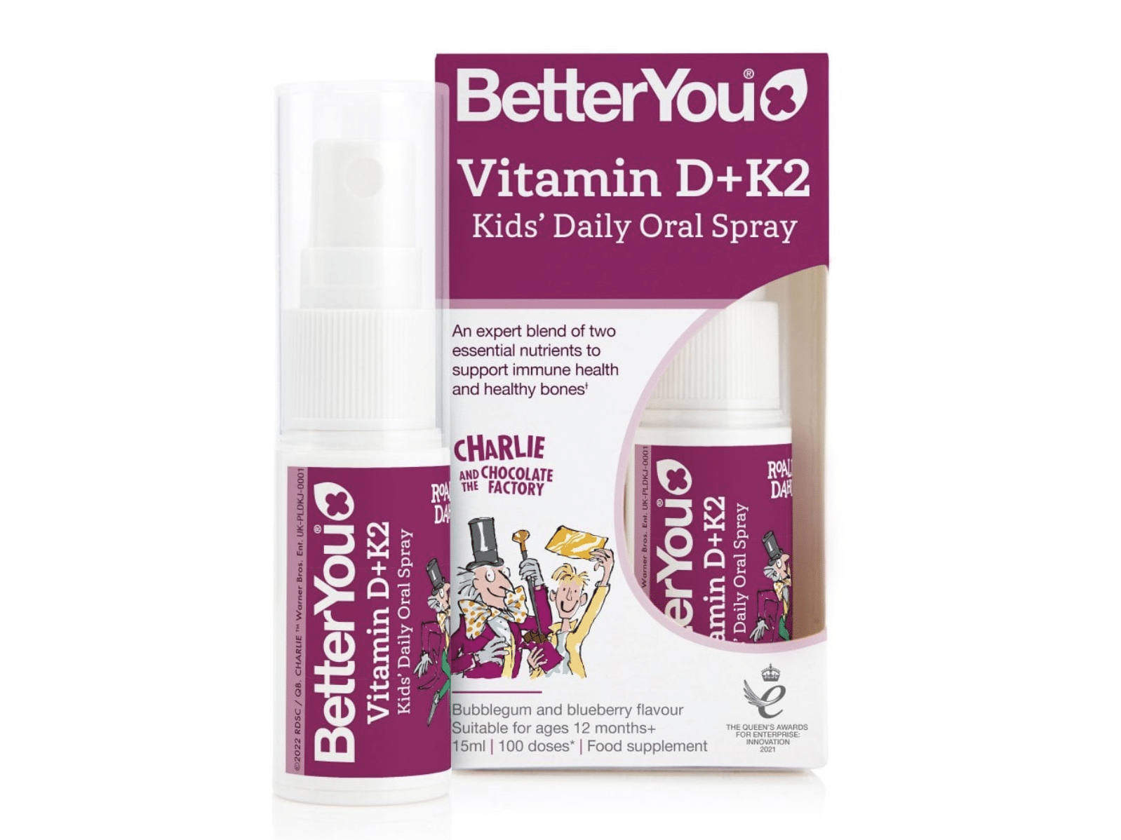 Vitamin D & K2 oral spray for kids (£ 10.00)