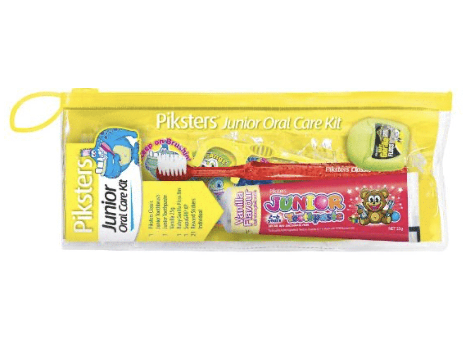 Piksters kids oral care travel kit (£ 5.00)